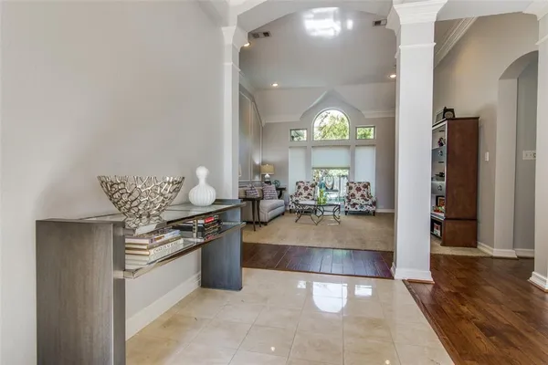 a view interior of a house and natural light