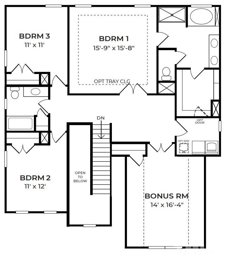 5037 Chase Hill Way Raleigh, NC 27603 - Photo 3 of 41 a picture of a wall with a white bed