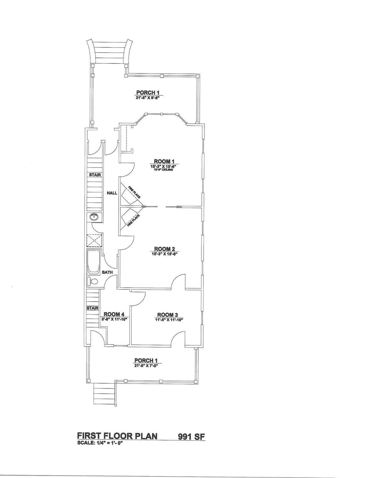 265 Rutledge Avenue Charleston, SC 29403 - Photo 11 of 12 1st. Floor Plan