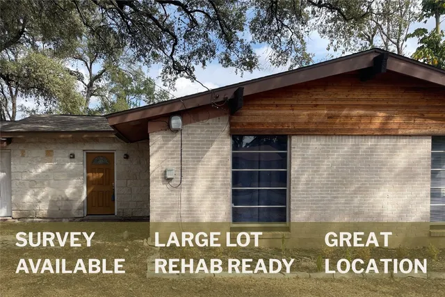 a front view of a building