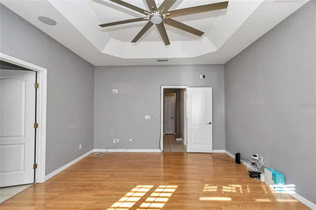 a view of an empty room