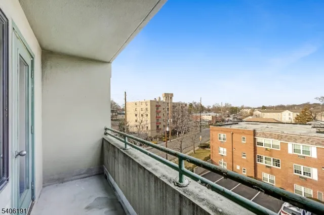 a view of balcony with city view