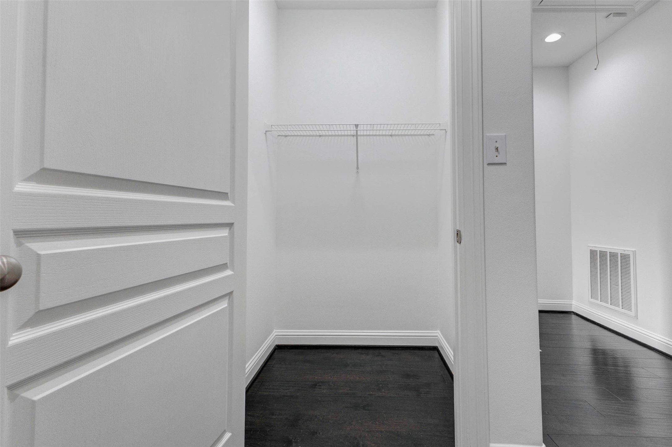 19 Versante Court Houston, TX 77070 - Photo 23 of 40 This is an elevator shaft decorated as a closet, and currenlty serves as extra storage on EACH floor!