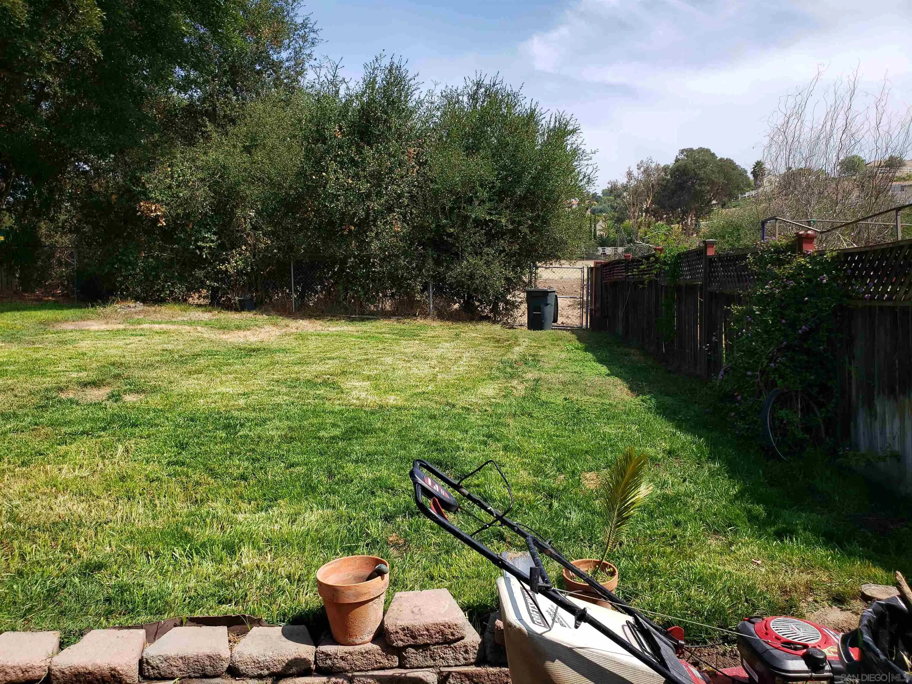 3909 Reche Road, Unit 97 Fallbrook, CA 92028 - Photo 3 of 18 a backyard of a house with lots of green space