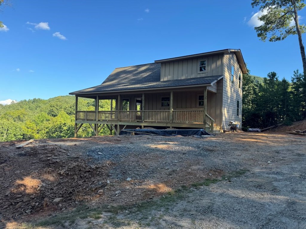 383 Point Overlook Trail Murphy, NC 28906 - Photo 6 of 6 a front view of a house with a yard