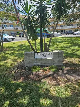a view of a sign board