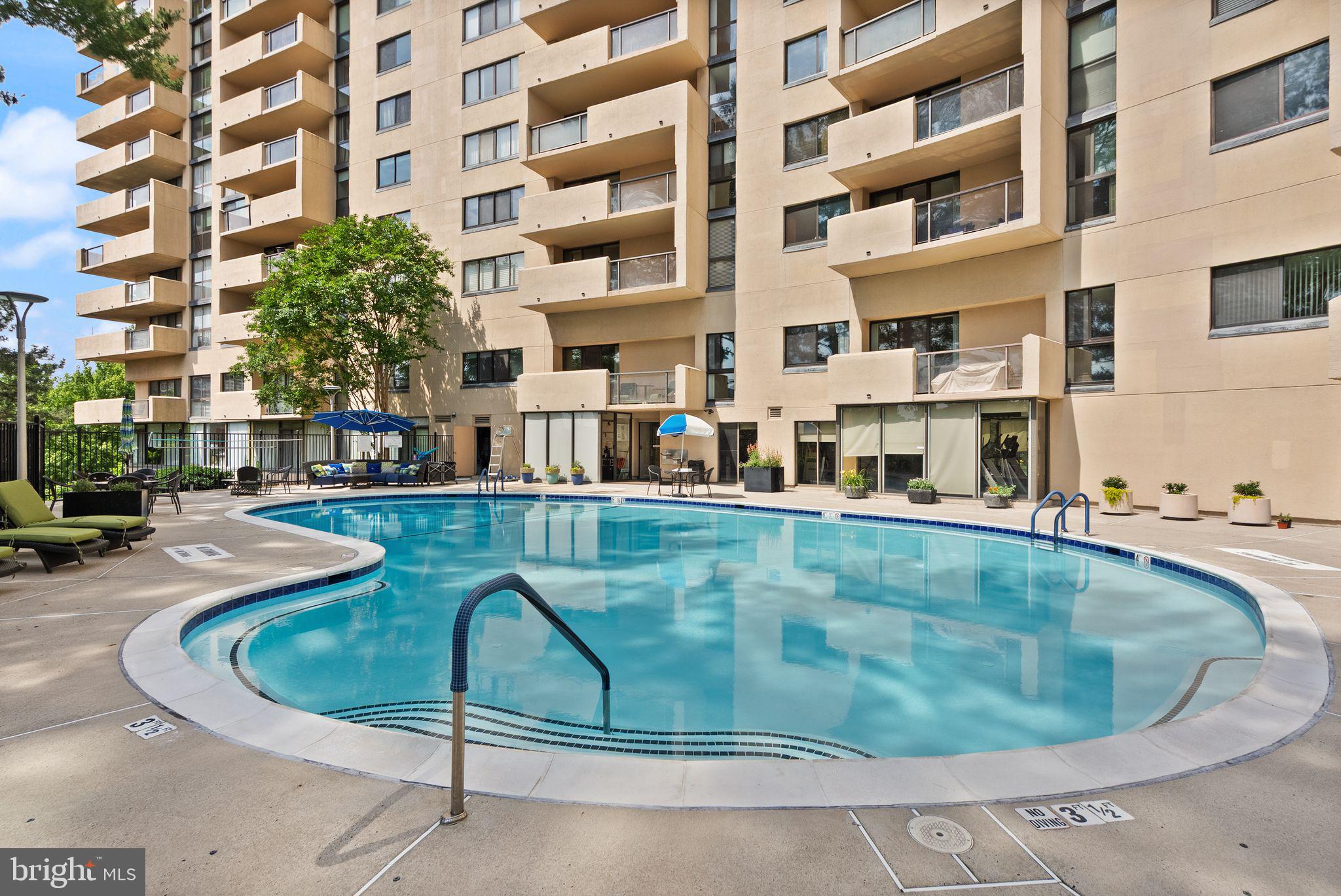 1101 South Arlington Ridge Road, Unit 608 Arlington, VA 22202 - Photo 42 of 53 Stunning pool