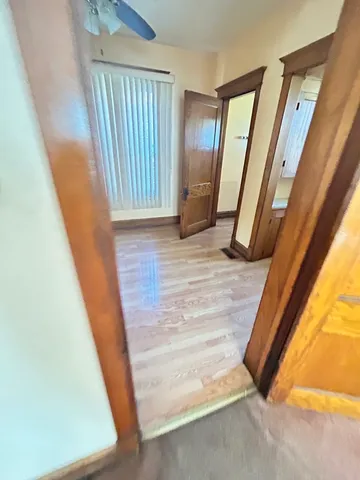 a view of an front door