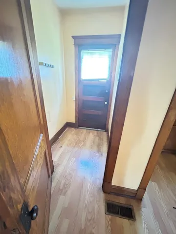 a view of front door