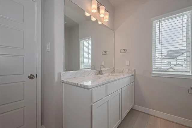 a view of a room with an empty space