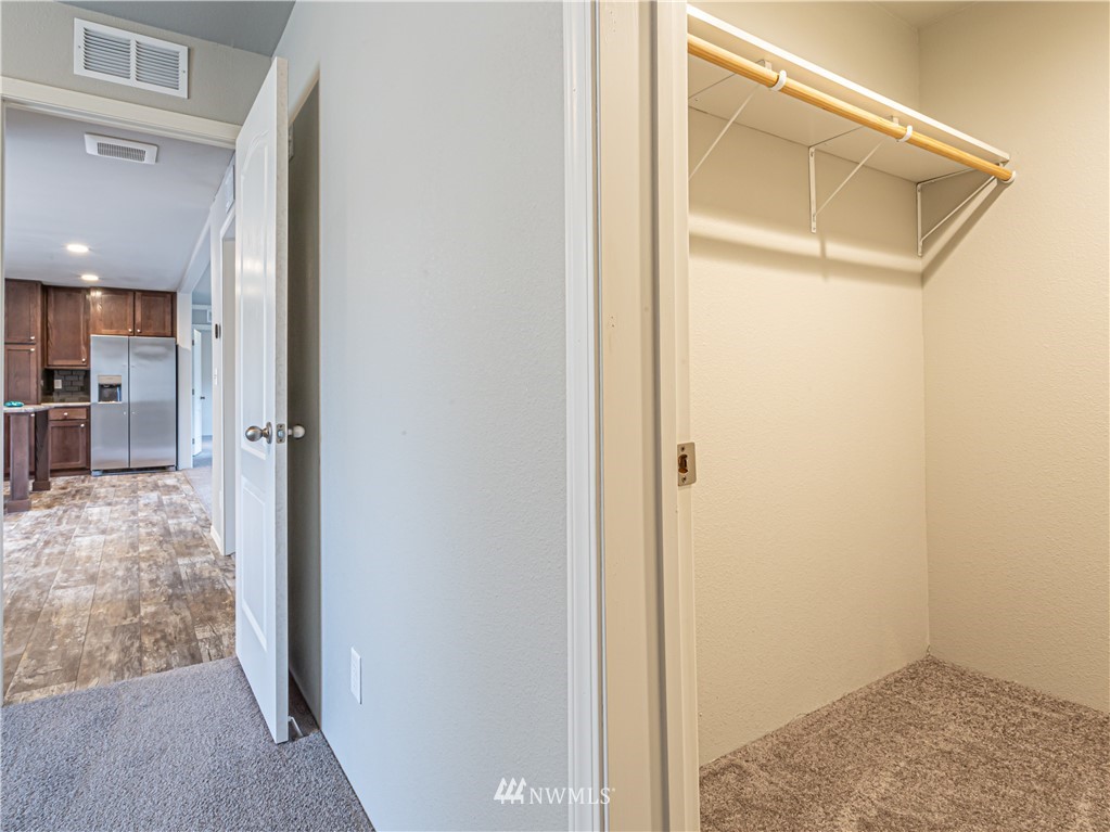 4547 Decatur Drive Ferndale, WA 98248 - Photo 19 of 30 a view of a hallway with closet and a living room