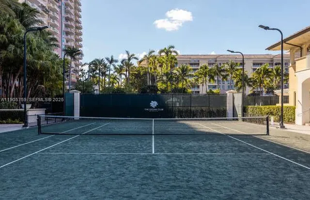 a view of a basketball court