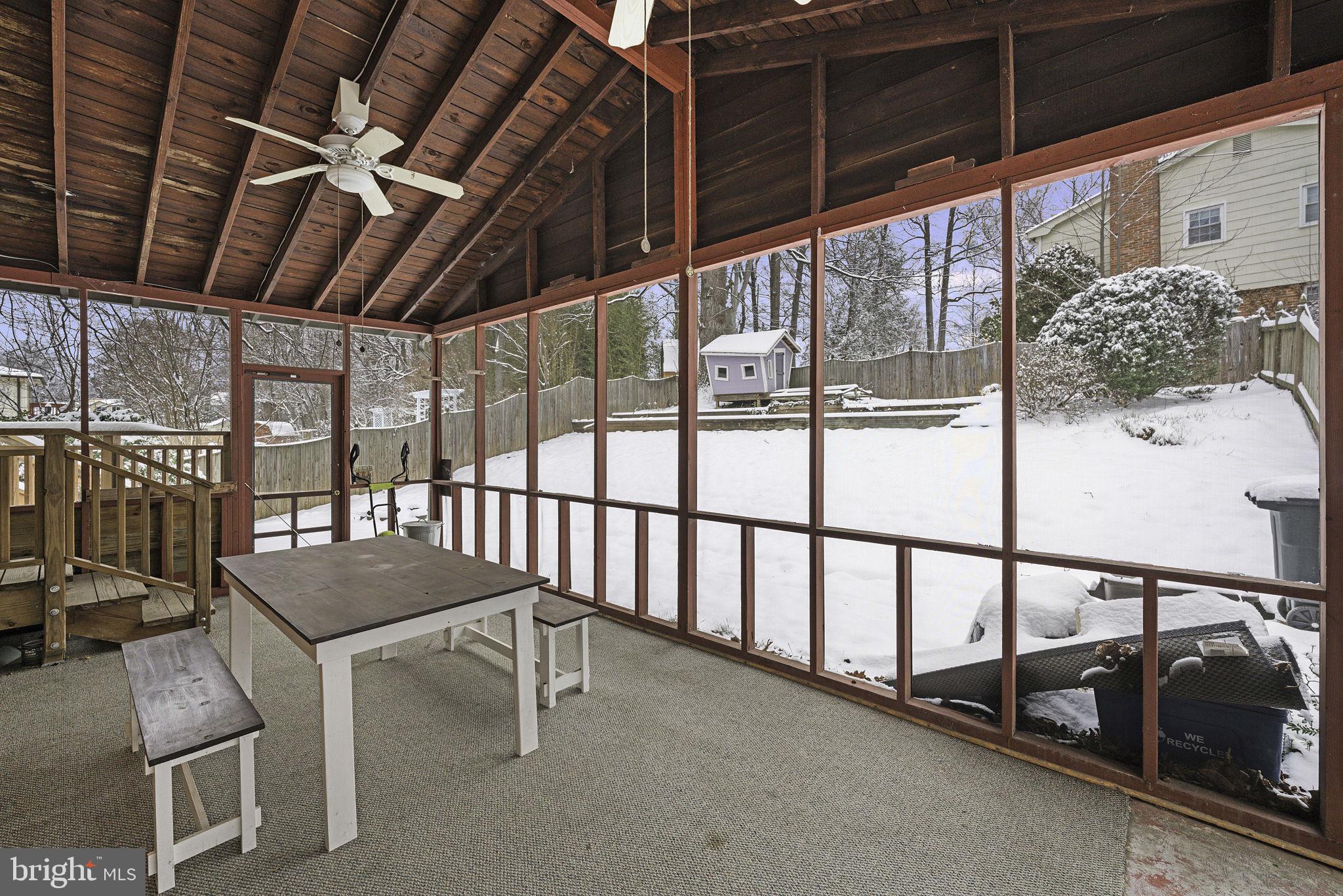9916 Colony Road Fairfax, VA 22030 - Photo 29 of 32 Screened porch