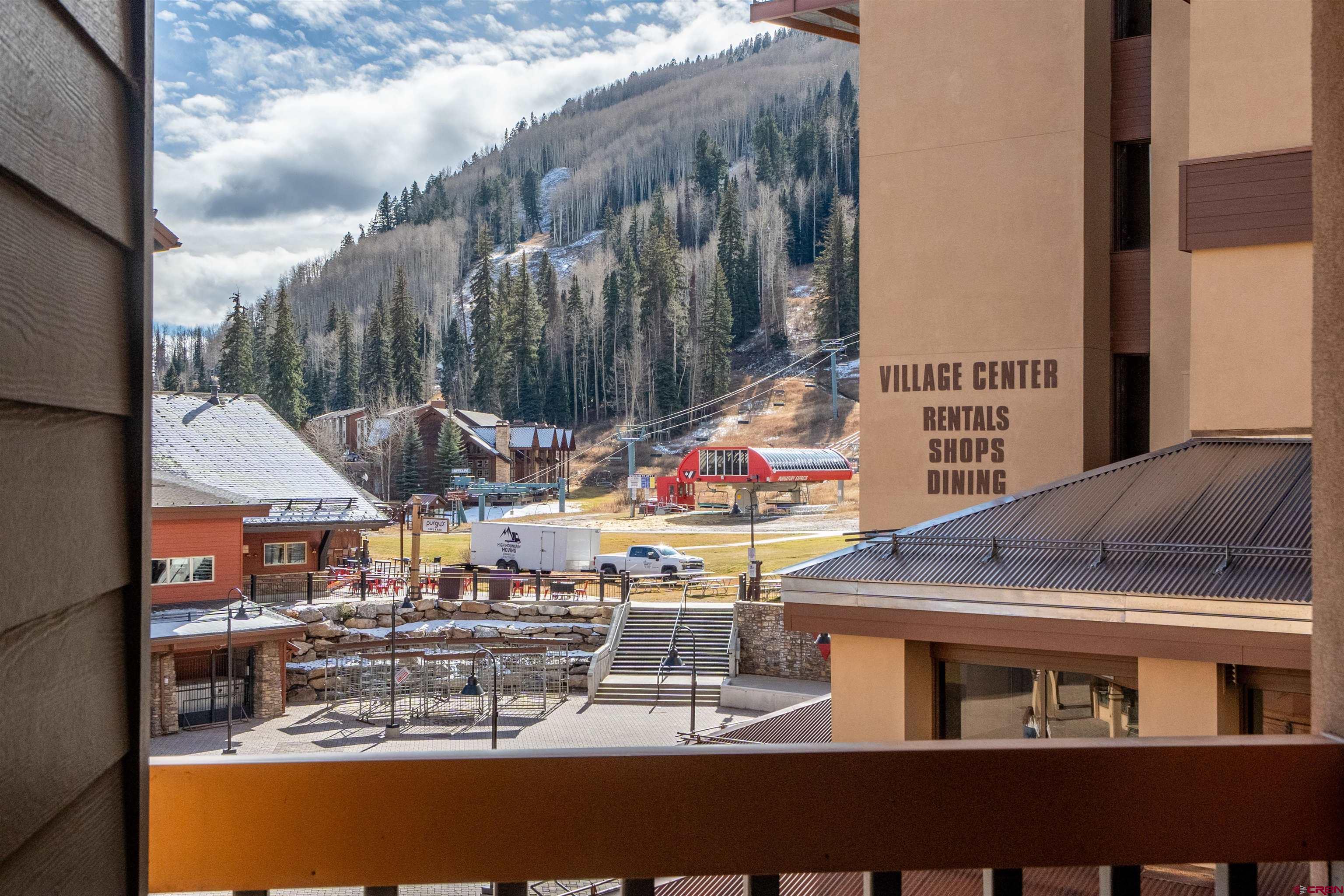 71 East Needles Road, Unit 331 Durango, CO 81301 - Photo 14 of 40 a aerial view of a house with sitting space and trees