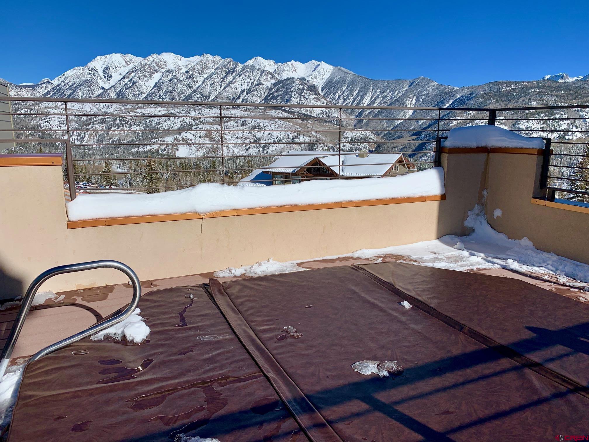 71 East Needles Road, Unit 331 Durango, CO 81301 - Photo 36 of 40 a view of a roof deck with wooden floor and city view