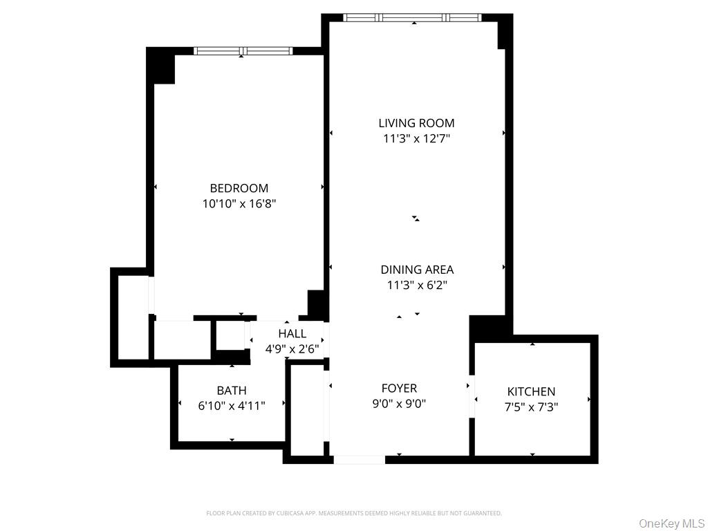 260 Garth Road, Unit 4A5 Scarsdale, NY 10583 - Photo 35 of 35 Floor plan Measurements are not guaranteed
