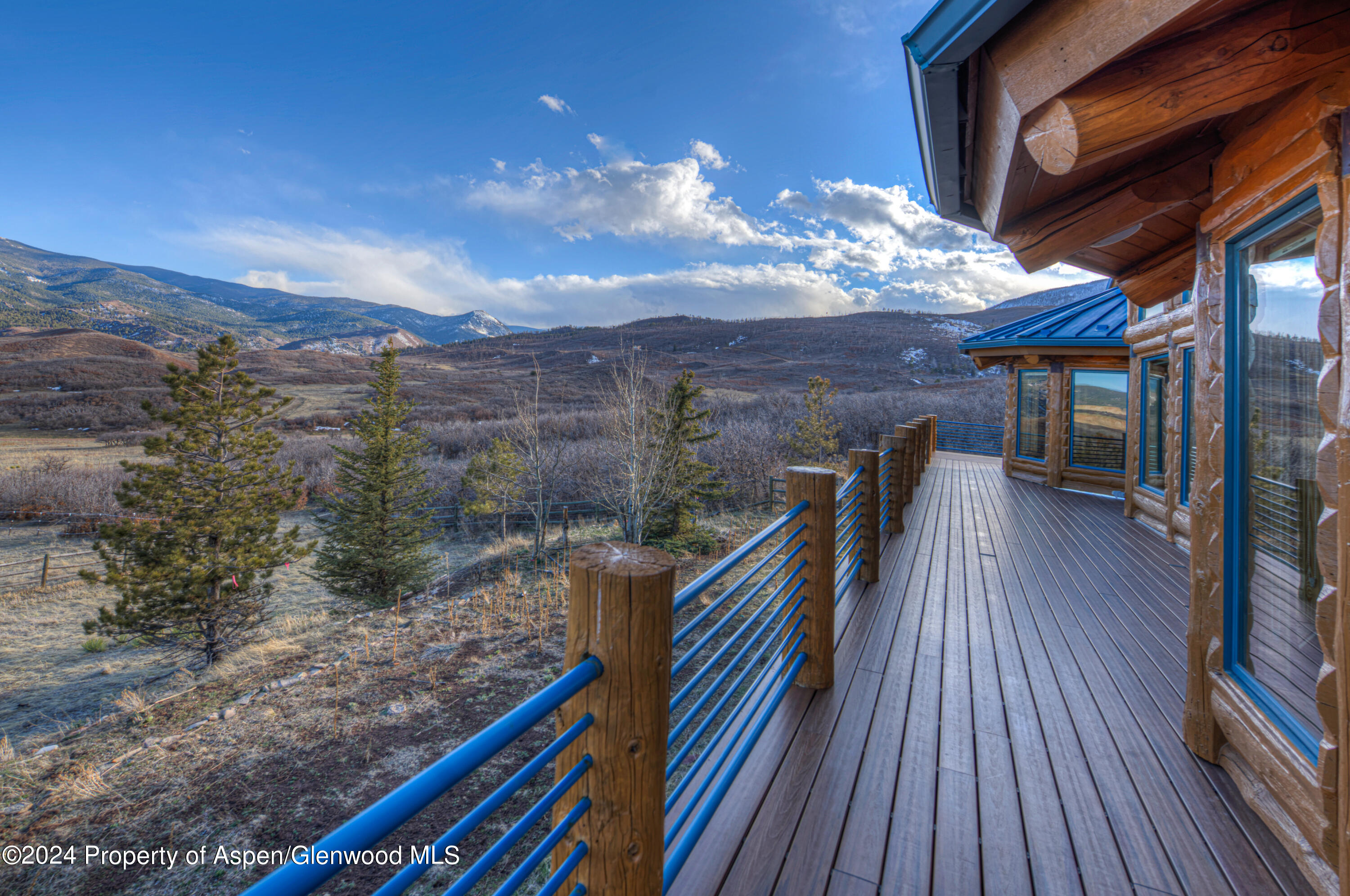 1390 Mountain Valley Road La Veta, CO 81055 - Photo 38 of 43 a view of a balcony with chairs