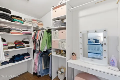 a room with storage and utility