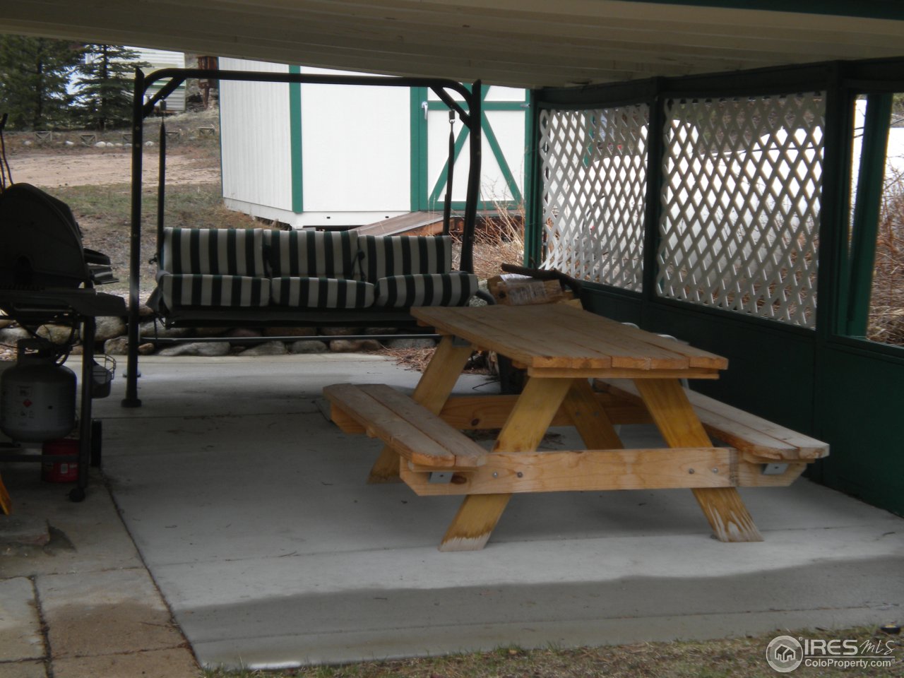 2834 Riverside Drive Lyons, CO 80540 - Photo 12 of 13 a view of backyard with a deck