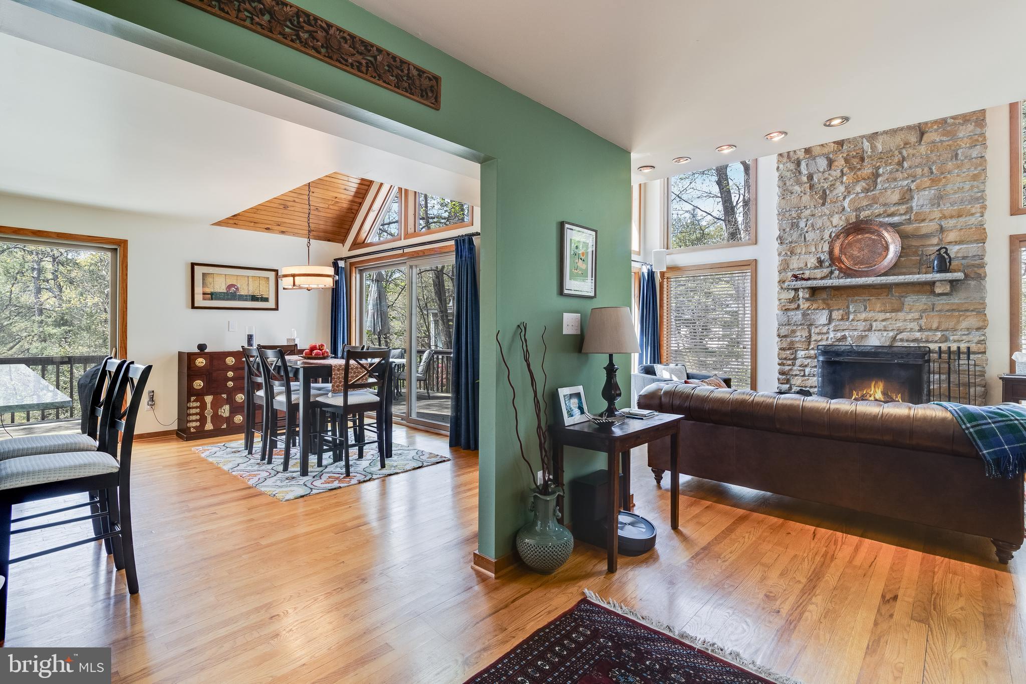 247 Frontier Trail Lusby, MD 20657 - Photo 21 of 62 a living room with furniture and a fireplace