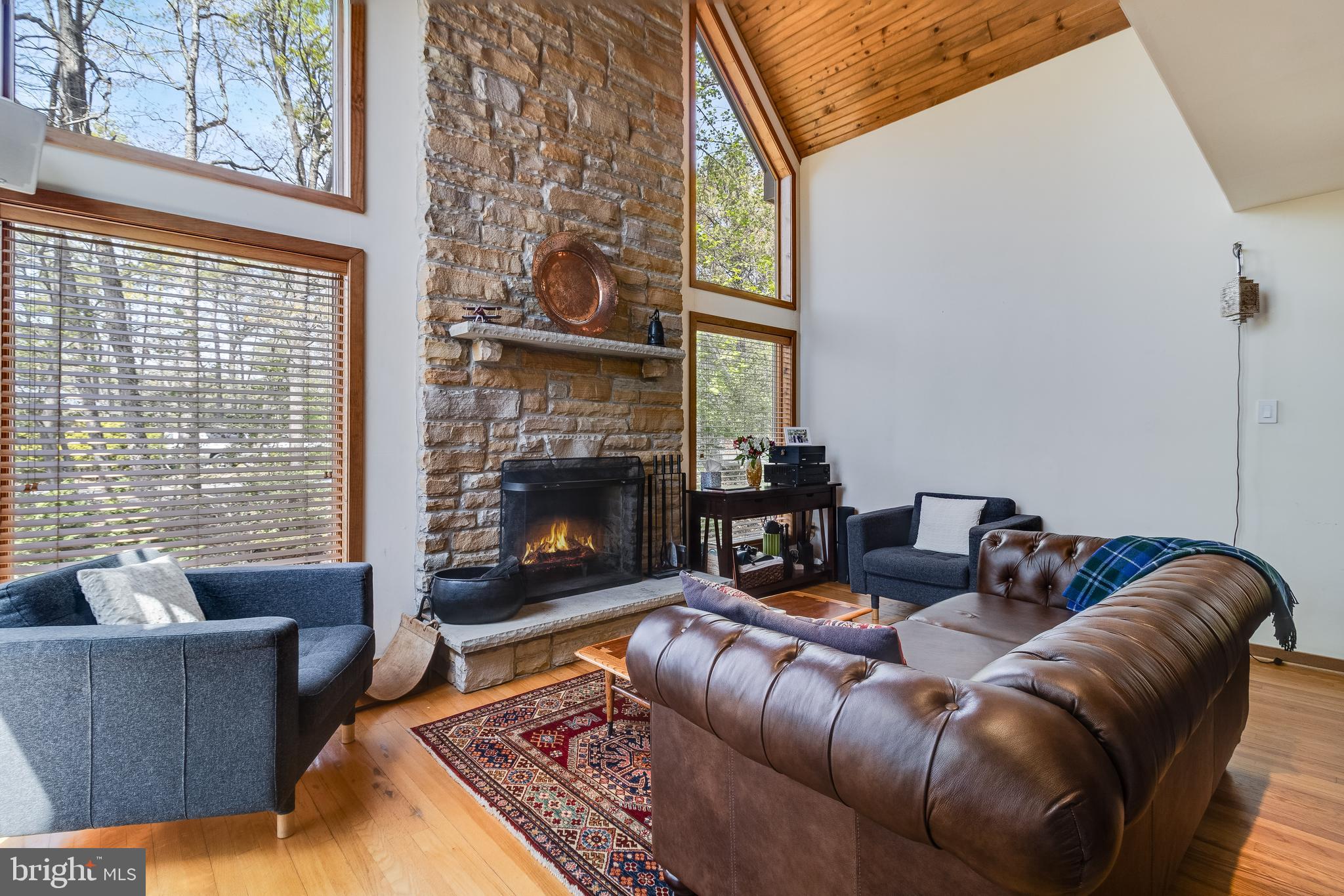 247 Frontier Trail Lusby, MD 20657 - Photo 32 of 62 a living room with furniture and a fireplace