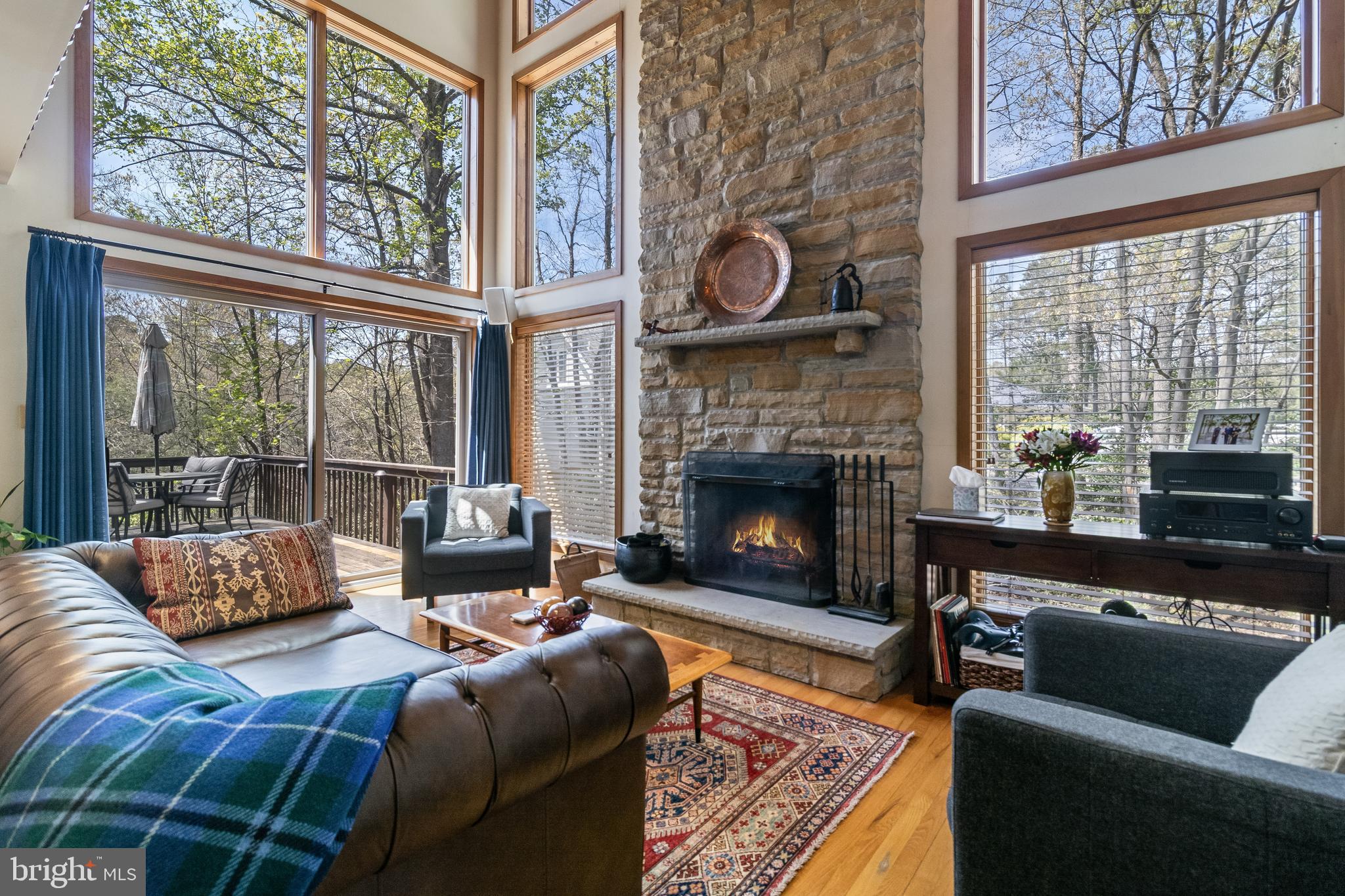 247 Frontier Trail Lusby, MD 20657 - Photo 6 of 62 a living room with furniture and a fireplace