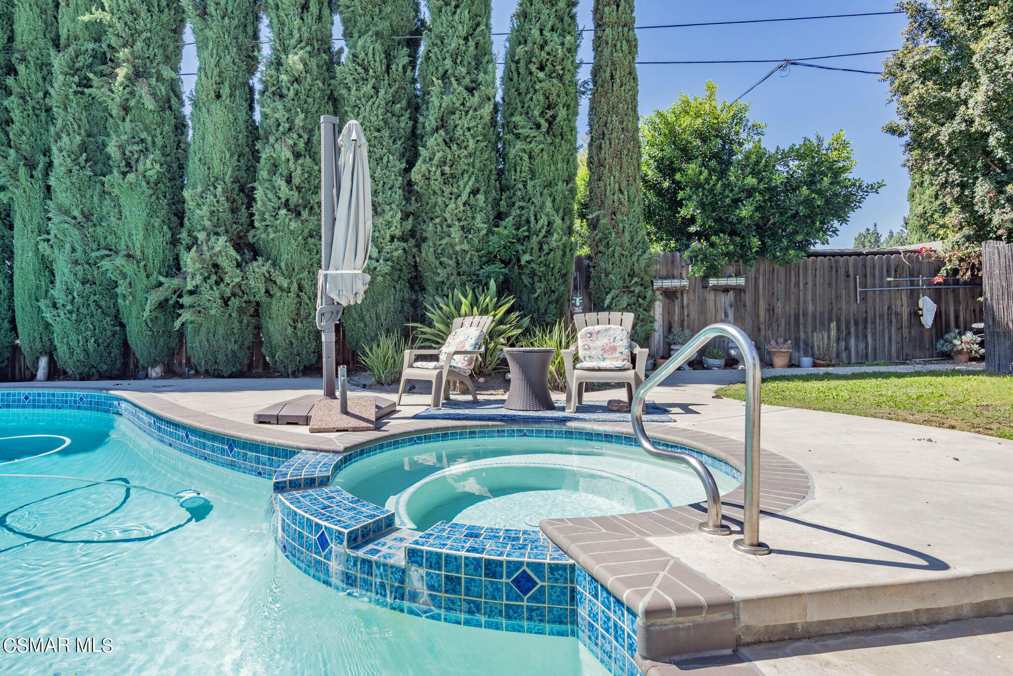1765 Barnes Street Simi Valley, CA 93063 - Photo 27 of 30 a view of a swimming pool with a patio and plants