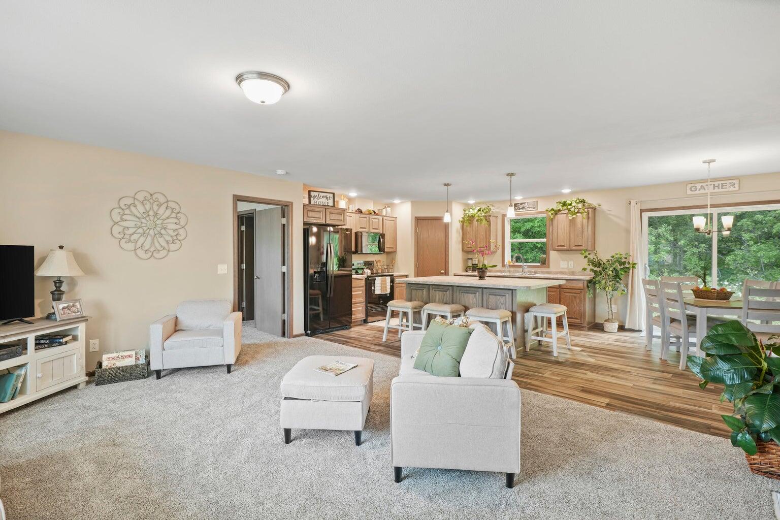 1284 Bluff Road Whitewater, WI 53190 - Photo 3 of 17 Open Concept