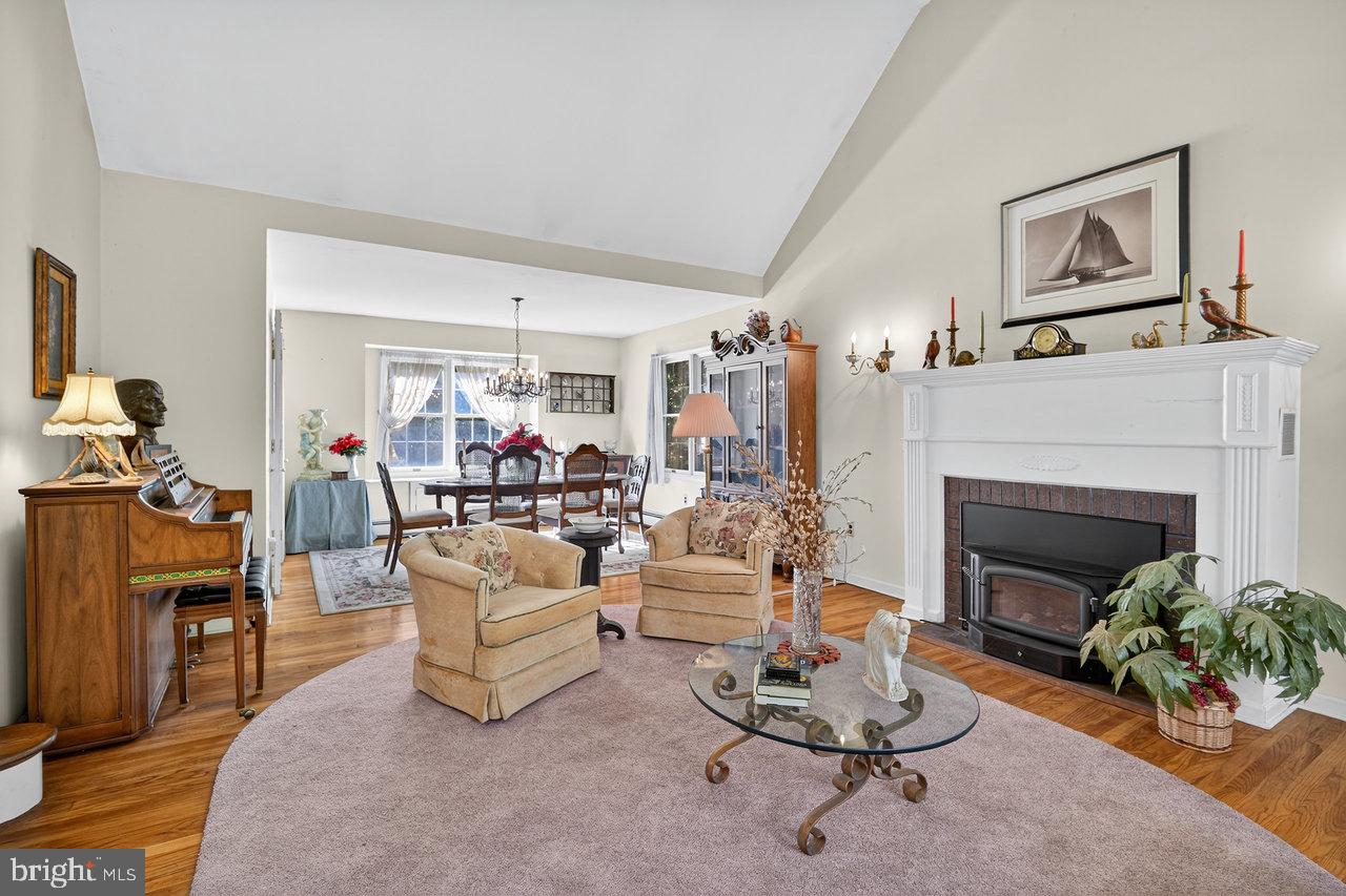 229 Lambertville Headquarters Road Stockton, NJ 08559 - Photo 13 of 44 a living room with furniture and a fireplace