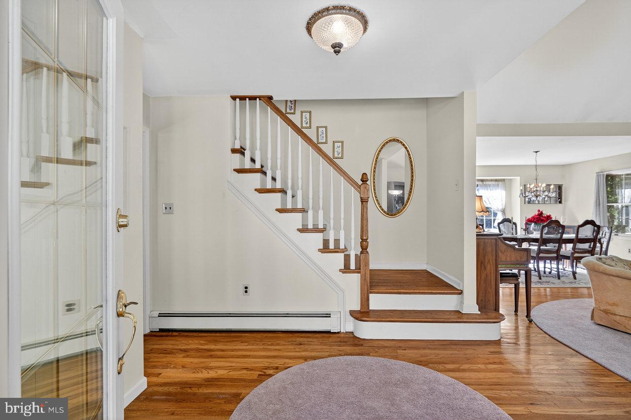 229 Lambertville Headquarters Road Stockton, NJ 08559 - Photo 7 of 44 a view of entryway and hall with wooden floor