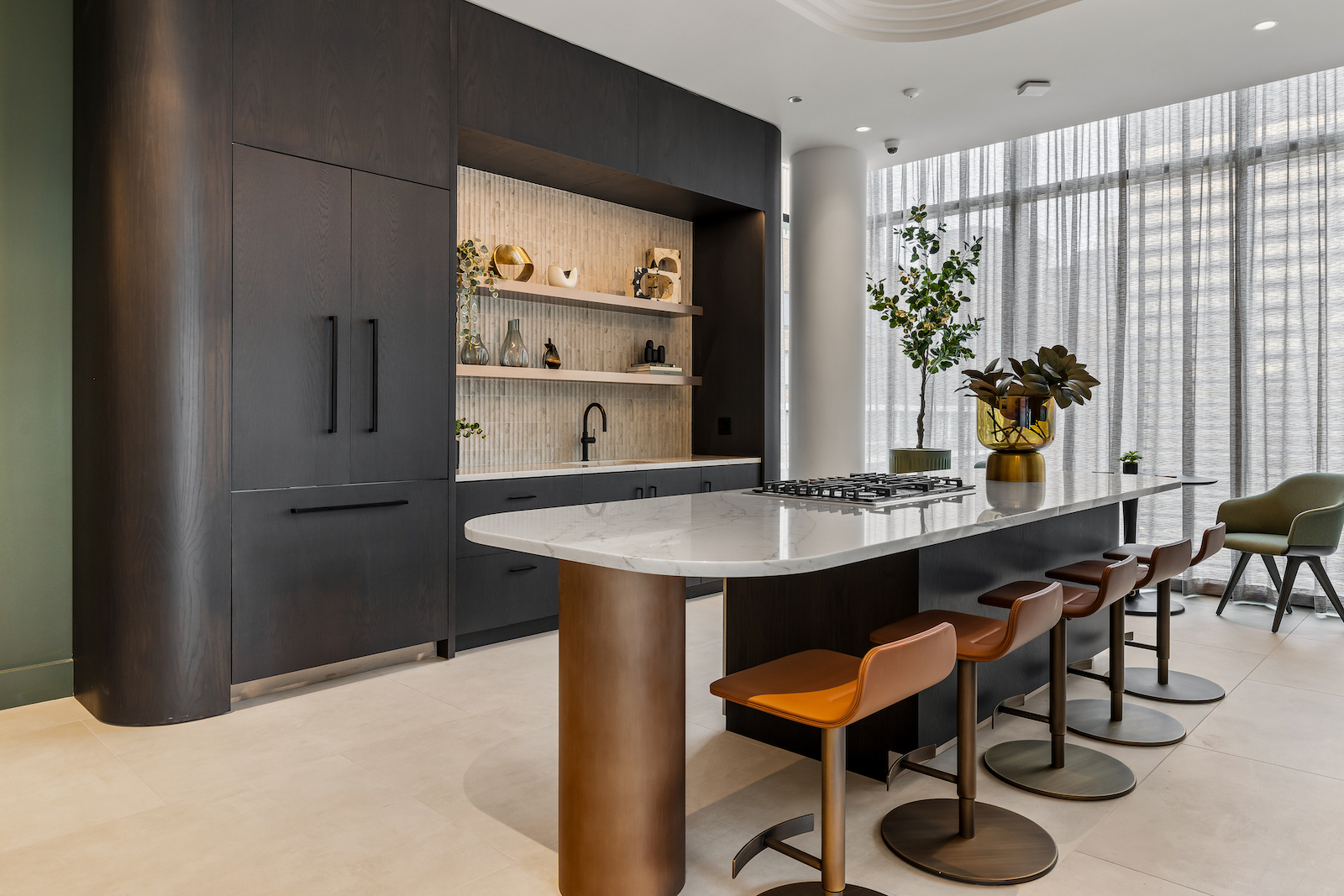 218 East Grand Avenue, Unit 1205 Chicago, IL 60611 - Photo 17 of 20 a dining room with furniture and window