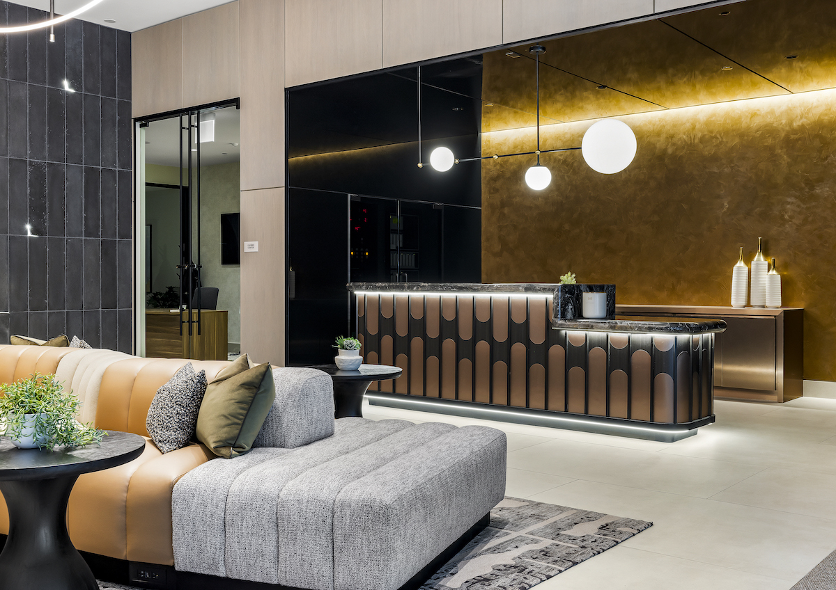 218 East Grand Avenue, Unit 1205 Chicago, IL 60611 - Photo 2 of 20 a balcony with furniture and potted plant