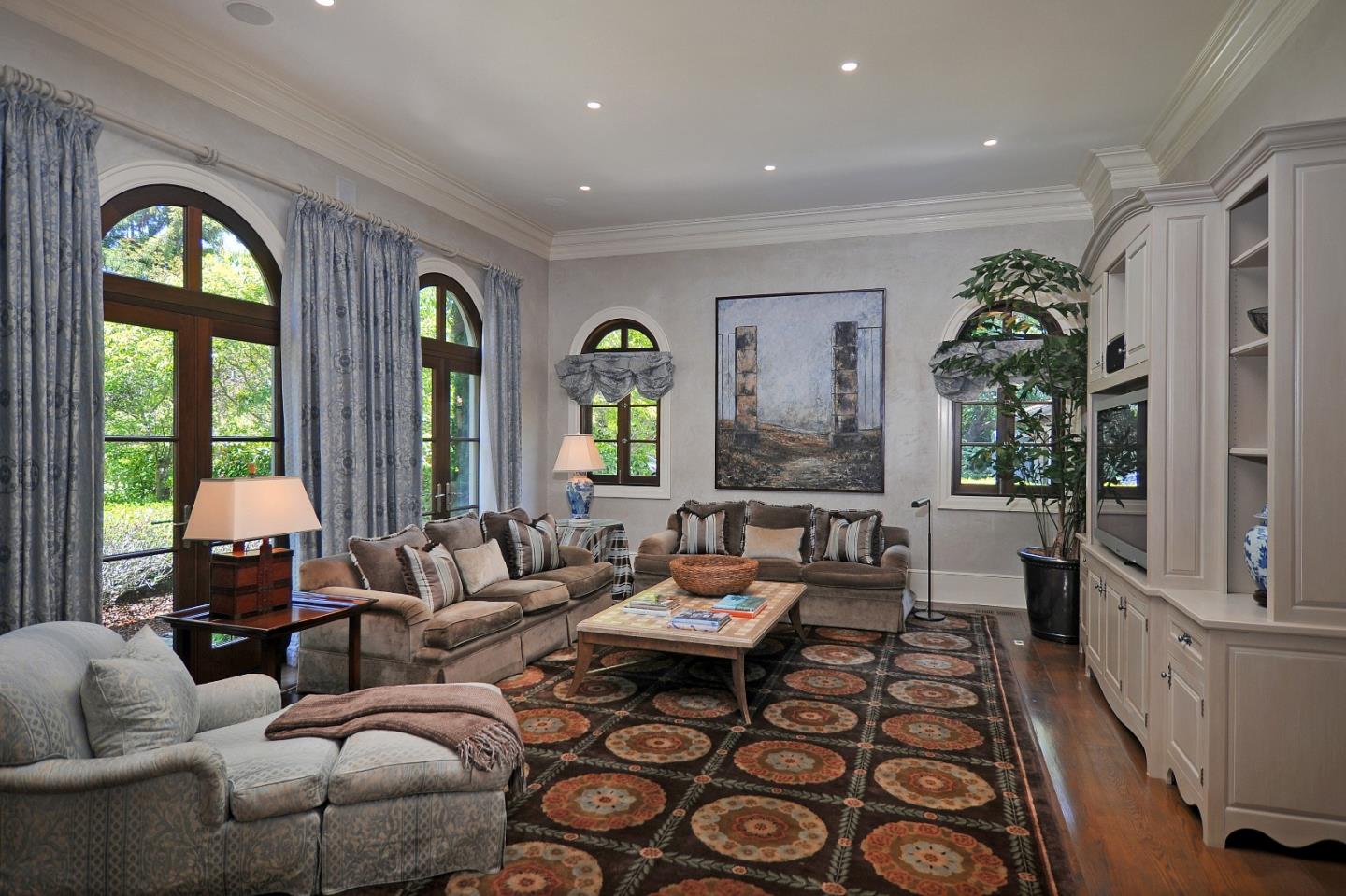 1 Faxon Road Atherton, CA 94027 - Photo 18 of 19 a living room with furniture and a large window