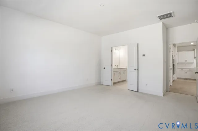 a view of empty room