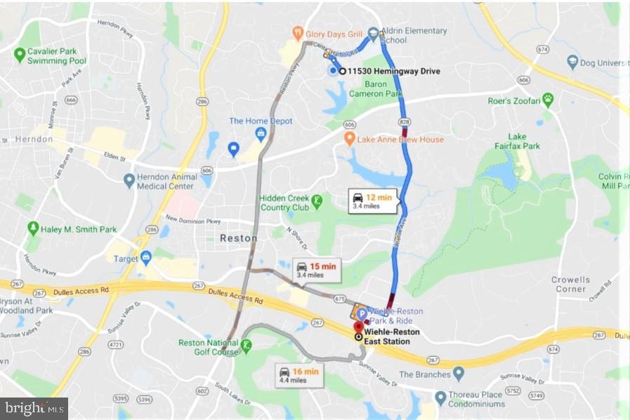 11530 Hemingway Drive Reston, VA 20194 - Photo 79 of 79 Silver Line Metro Rail - 3 miles