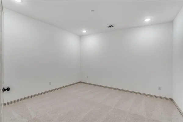 a view of empty room