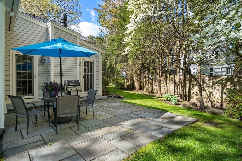 92 Parker Road Wellesley, MA 02482 - Photo 33 of 39 a view of a house with backyard and sitting area