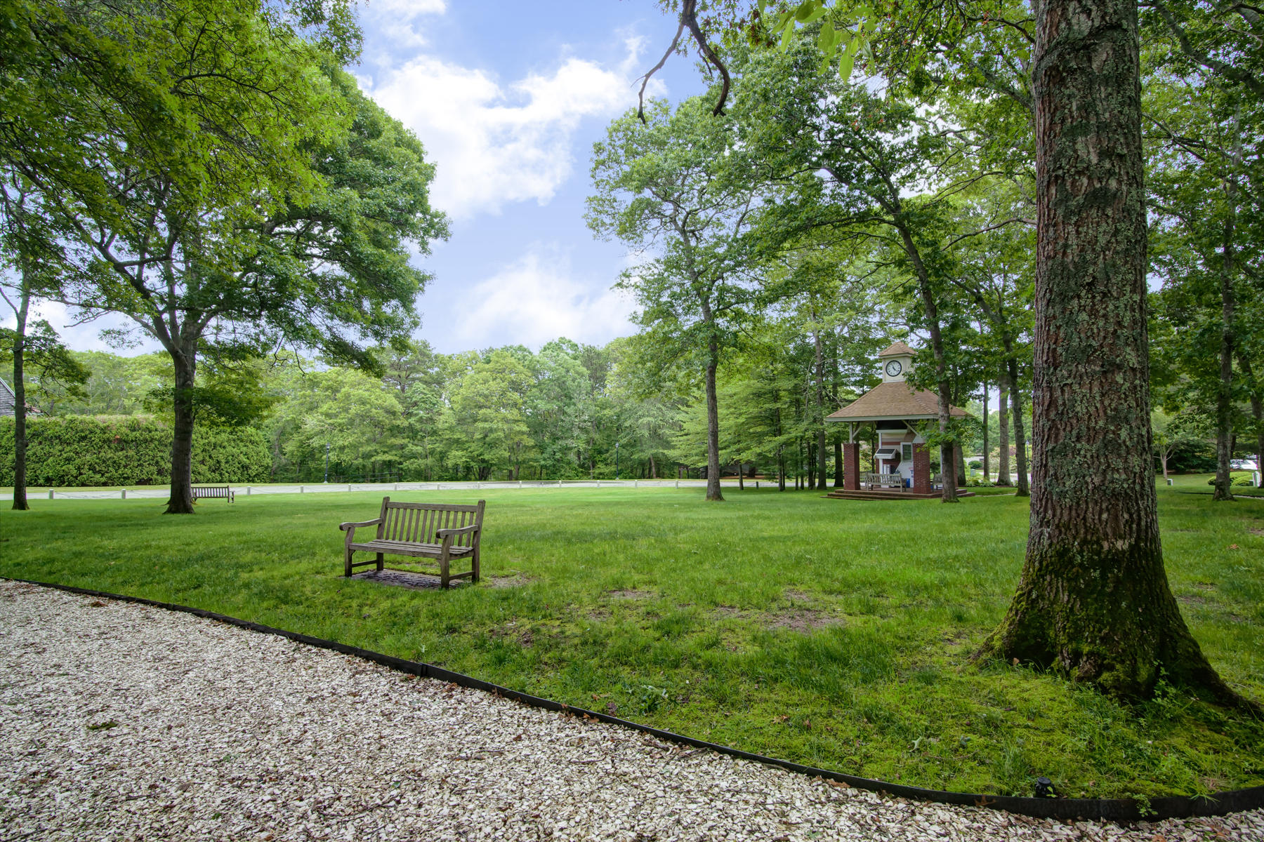 15 Hampton Court, Unit 15 Mashpee, MA 02649 - Photo 30 of 33 a view of a park with large trees