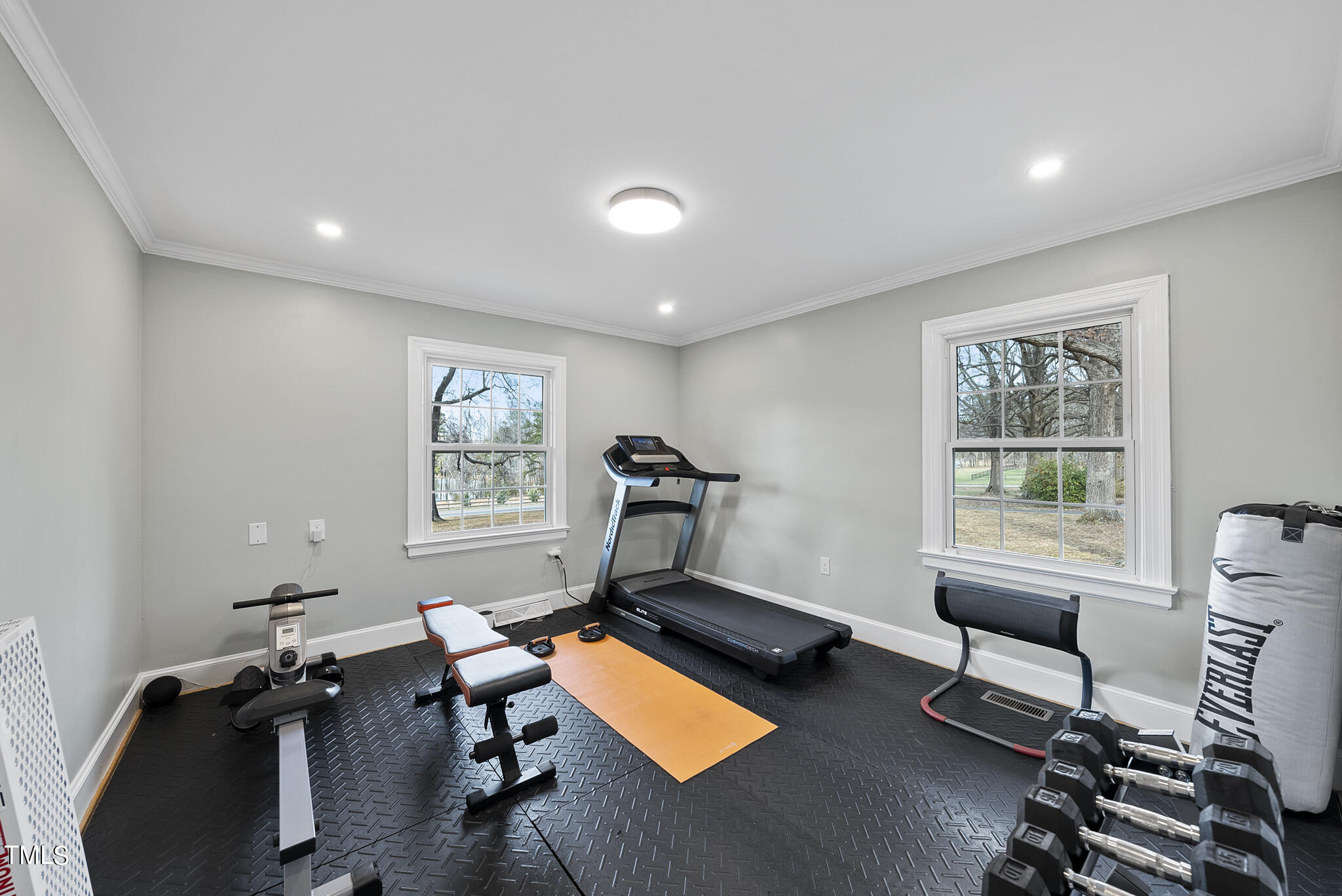 410 Goodwin Road Durham, NC 27712 - Photo 23 of 31 a room with furniture pool table and windows