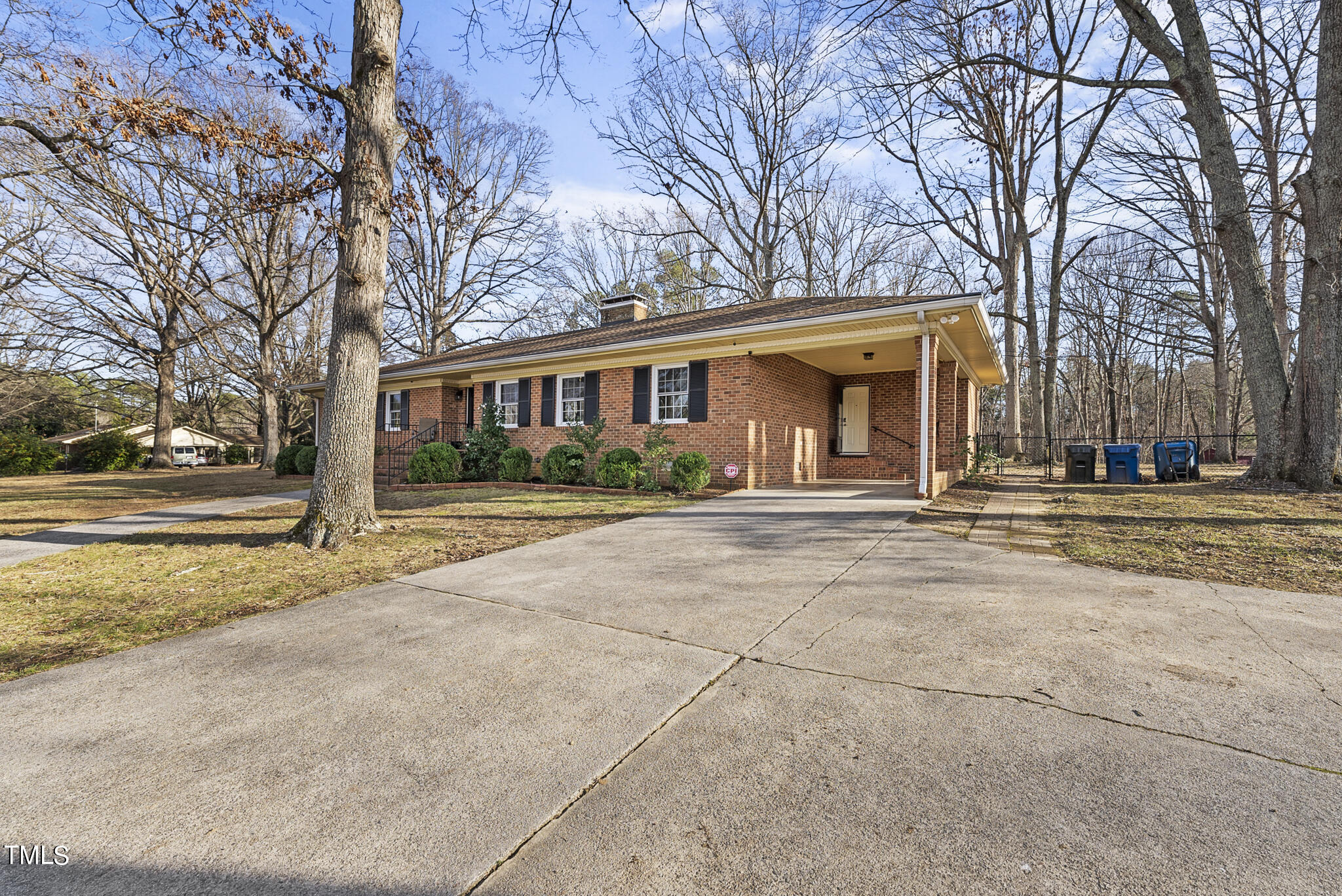 410 Goodwin Road Durham, NC 27712 - Photo 3 of 31 front view of house with a street