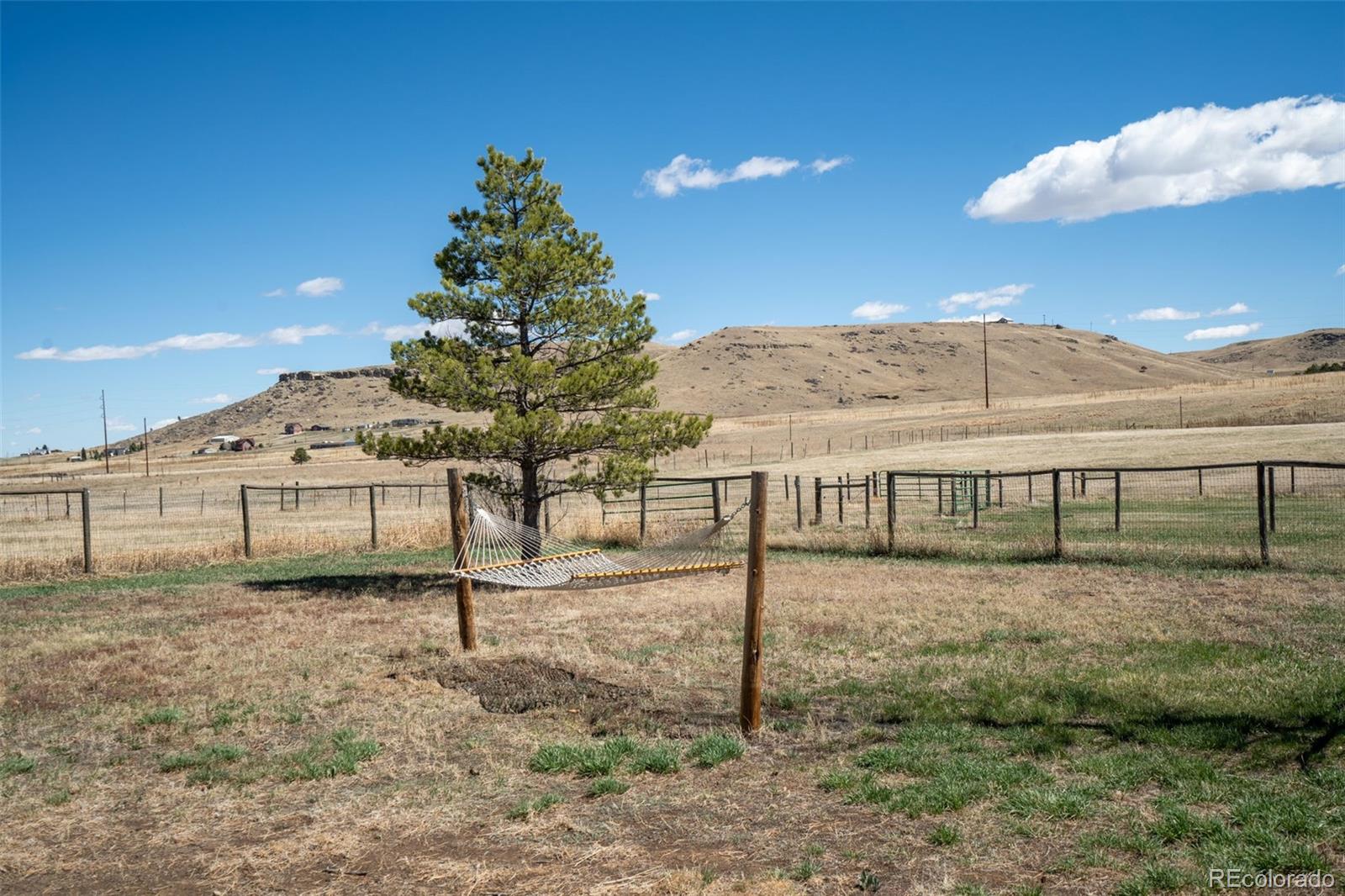 12360 South Mesa View Road Larkspur, CO 80118 - Photo 35 of 50 a view of a backyard