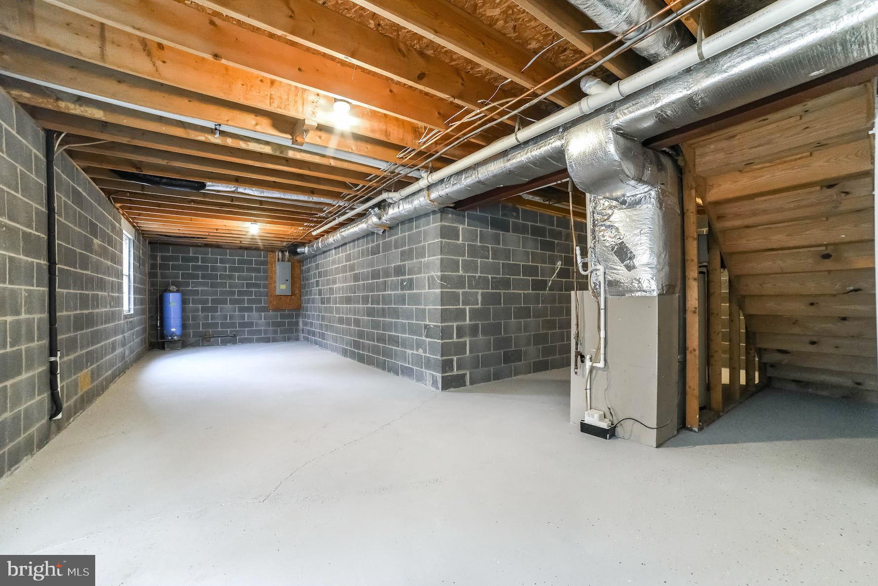 3805 St Leonard Road St. Leonard, MD 20685 - Photo 35 of 39 Tons of potential in the unfinished basement area