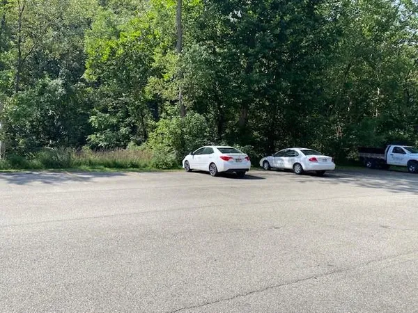 a car parked on the side of the road