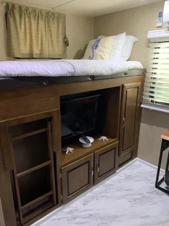 a kitchen with a stove and a microwave