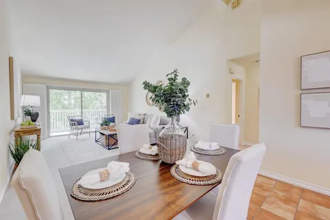 a table and chairs in a dining room