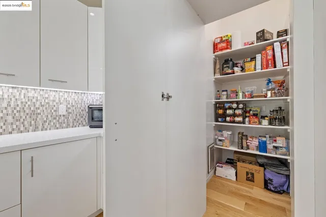 a room with storage and utility