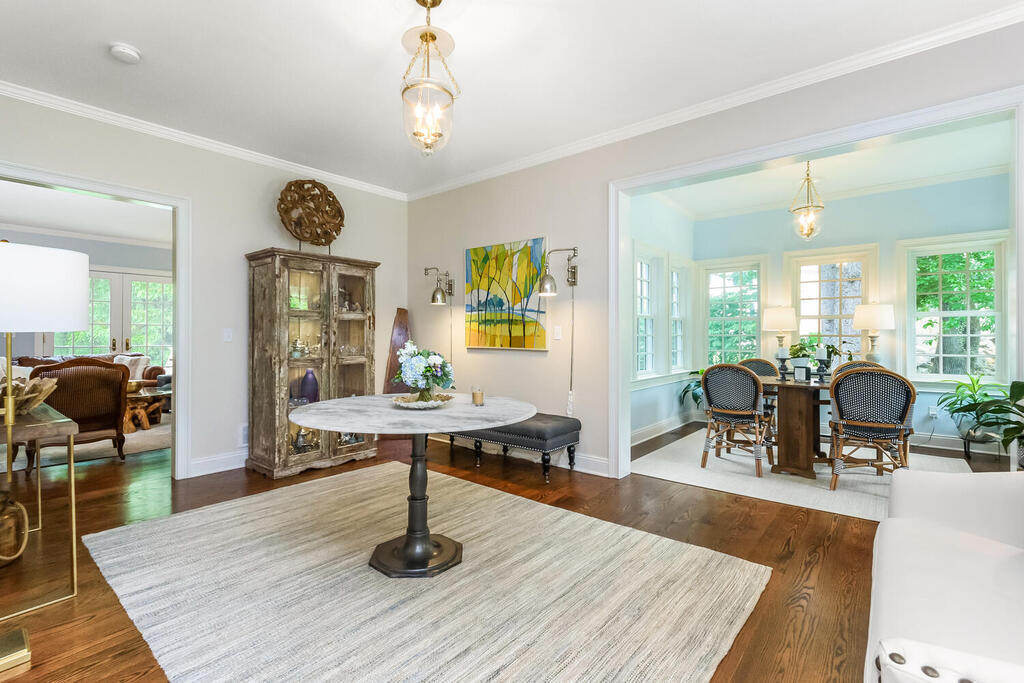 327 Middlesex Road Darien, CT 06820 - Photo 7 of 40 a living room with furniture and a wooden floor