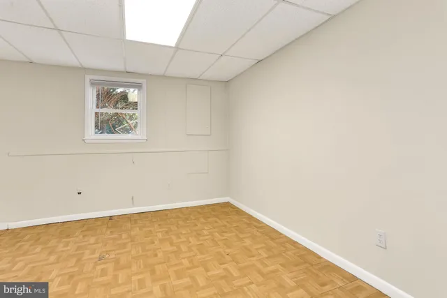 an empty room with a empty space