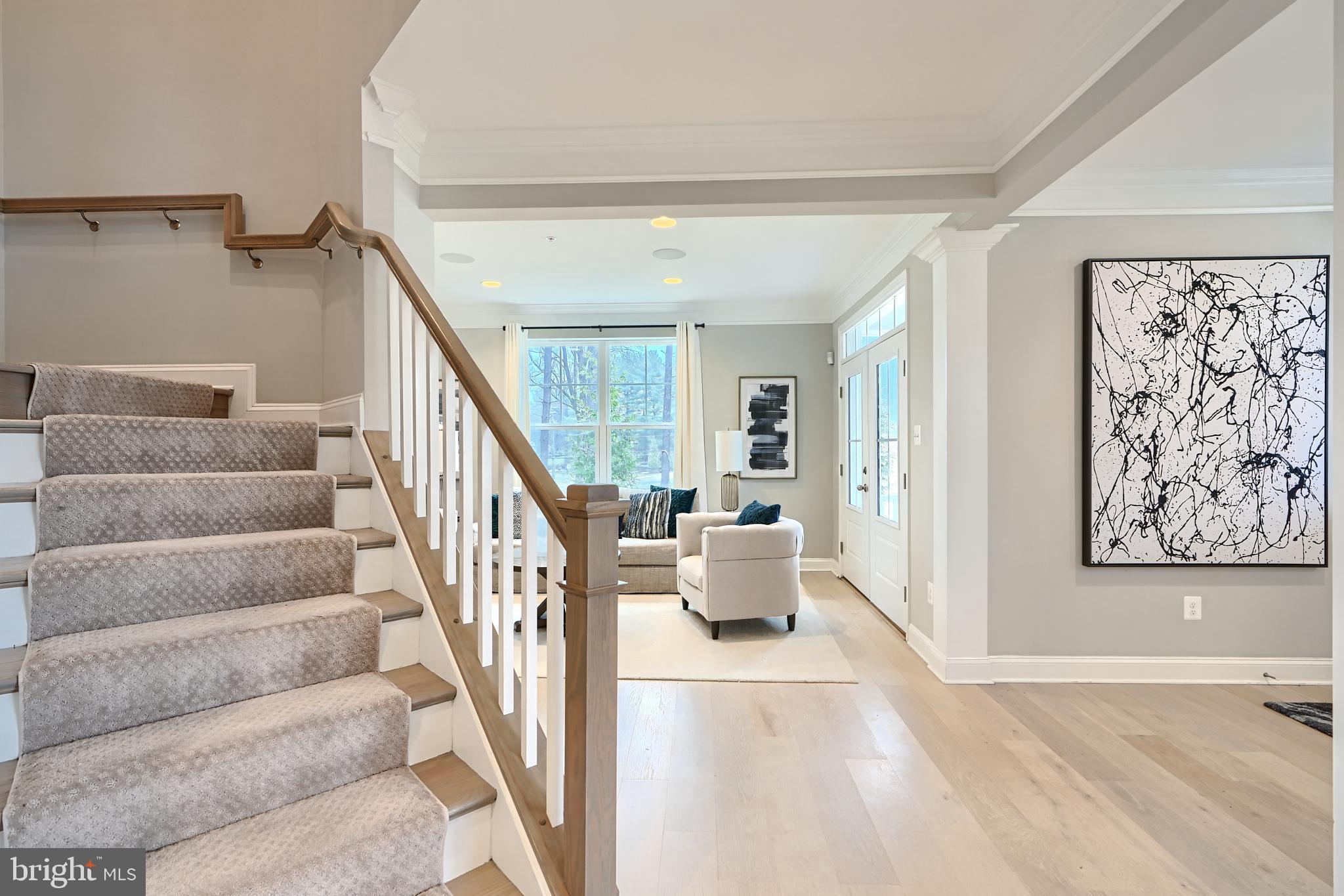 3308 Shopo Road Baltimore, MD 21208 - Photo 11 of 106 Centrally Located Staircase Detail