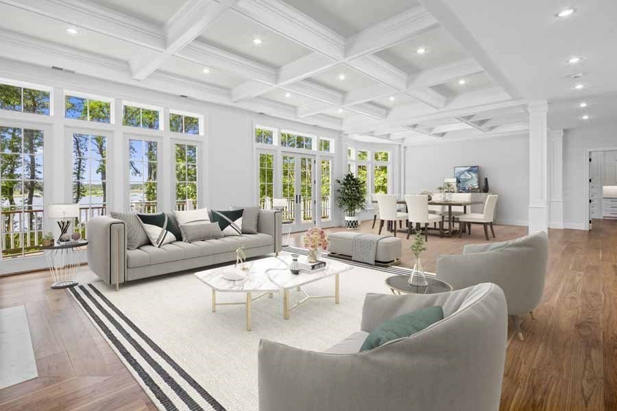 160 Peppercorn Lane Barnstable, MA 02635 - Photo 7 of 11 a living room with furniture and a large window